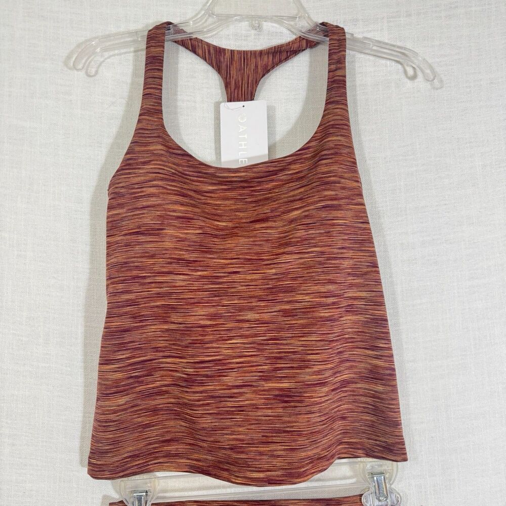 Athleta Transcend 7/8 Leggings M NWT Nova Dye Brown High Rise